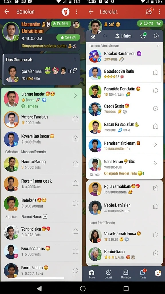 11bola - Tampilan antarmuka yang modern dan intuitif.
