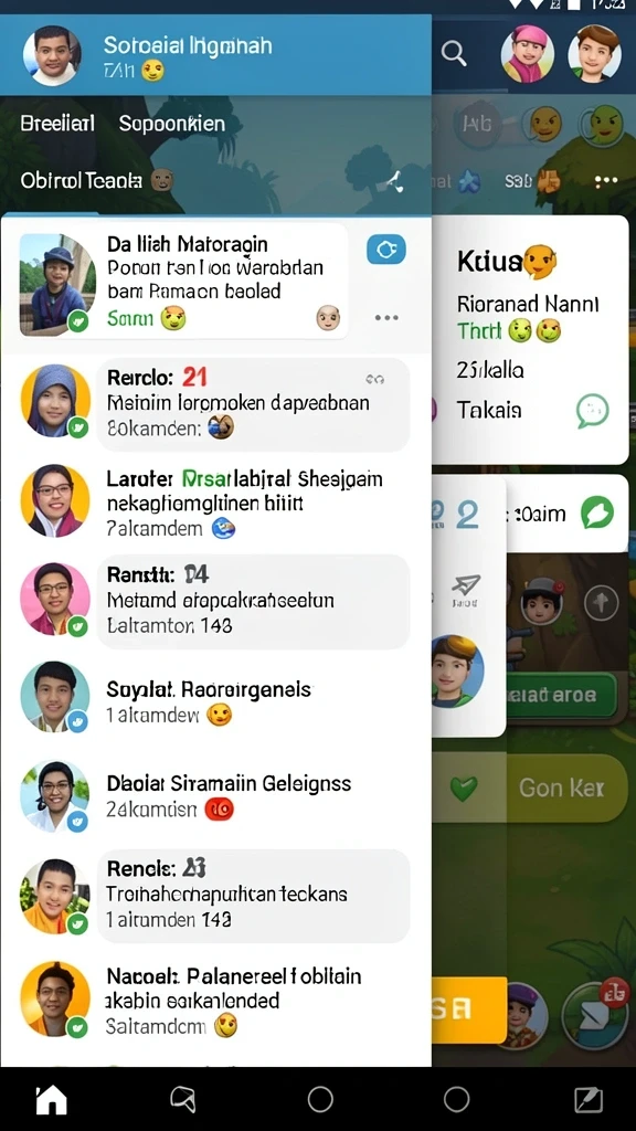 7777w - Tampilan antarmuka yang intuitif dan menarik bagi pemain.