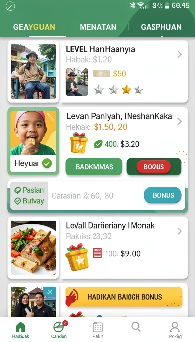 8180 - Tangkapan layar memperlihatkan fitur leaderboard dalam game.