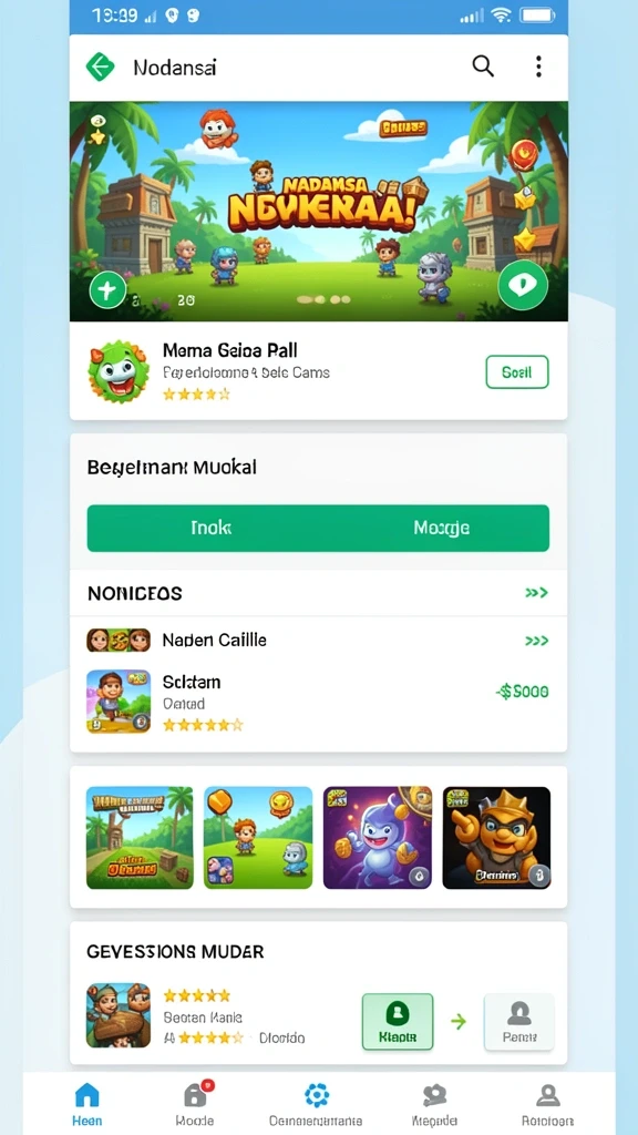 neoparty - Tampilan antarmuka yang menarik dan mudah digunakan.