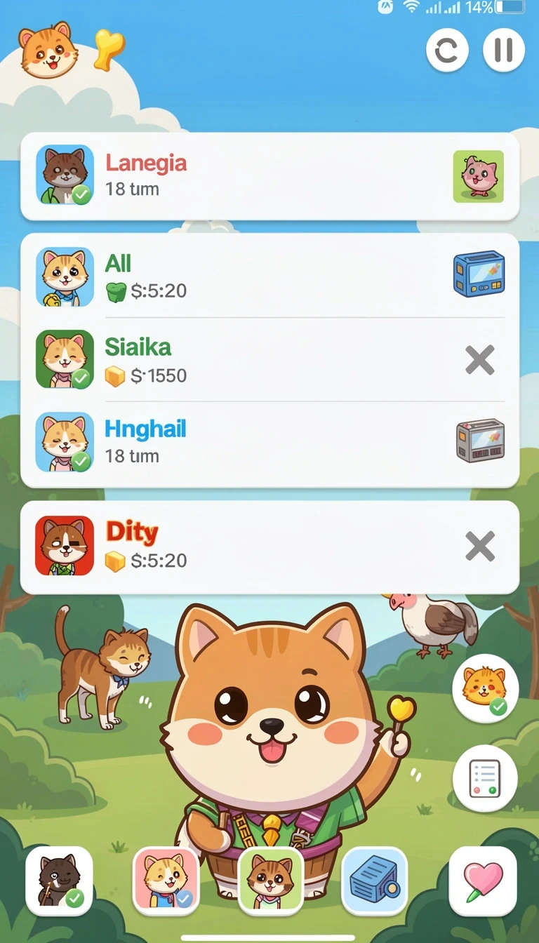 ollo4d - Screenshot level menantang yang harus dihadapi pemain.