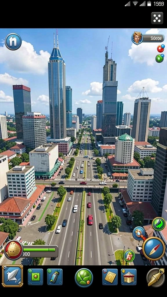vm777 - Tampilan awal yang menarik dan informatif.