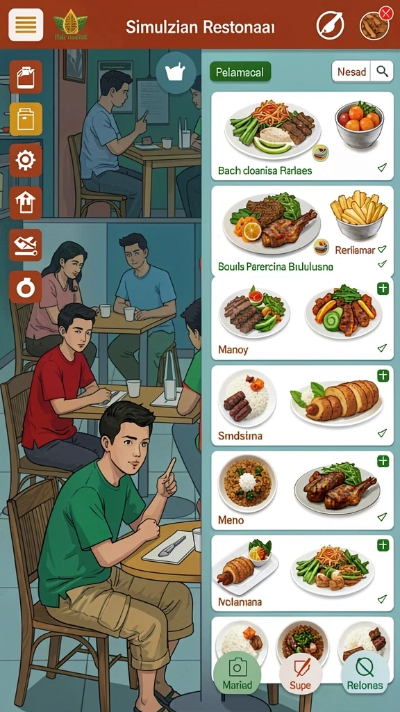 vt789 - Screenshot menunjukkan saat permainan dimulai dengan karakter pilihan.